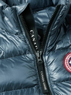 Canada Goose - Crofton Slim-Fit Quilted Recycled Nylon-Ripstop Down Gilet - Blue