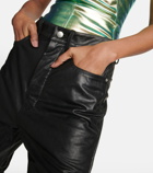 Rick Owens - Wide-leg leather pants
