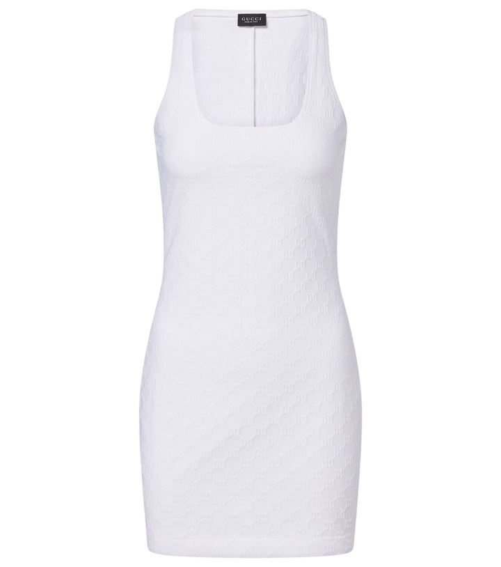 Photo: Gucci GG jacquard minidress