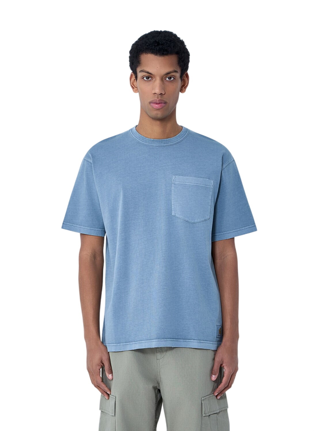 Lad Musician Black Big Flower T-Shirt Lad Musician