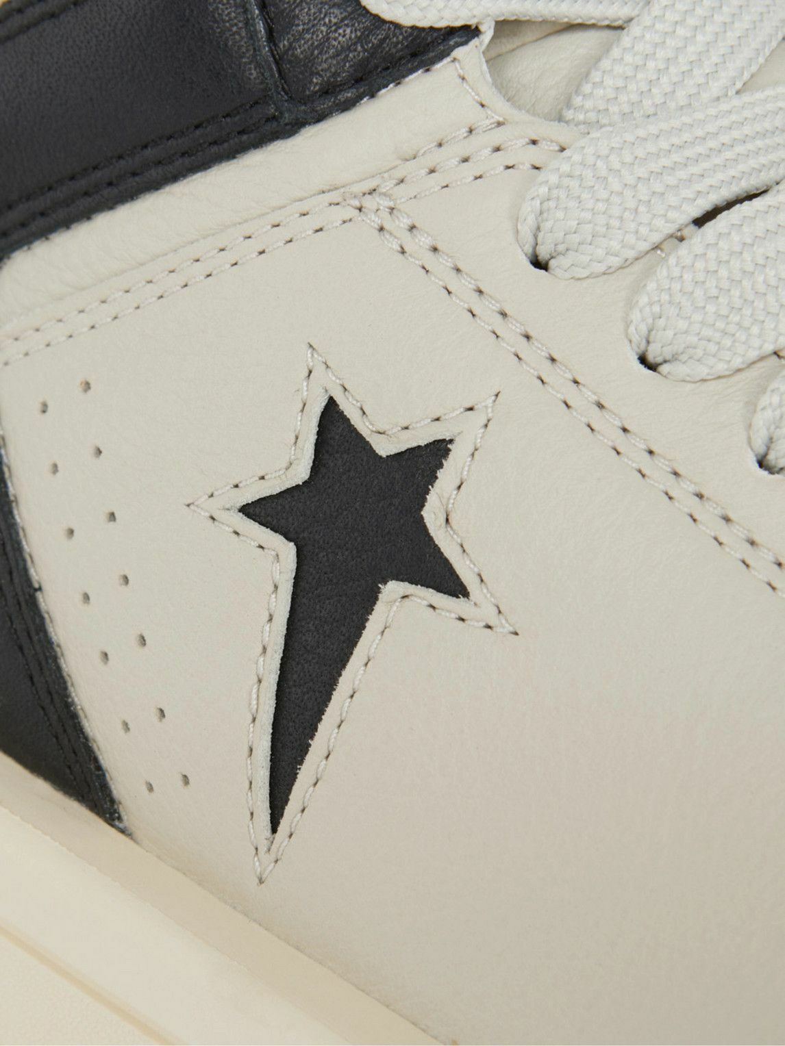 Rick Owens - Converse Turbowpn Leather High-Top Sneakers