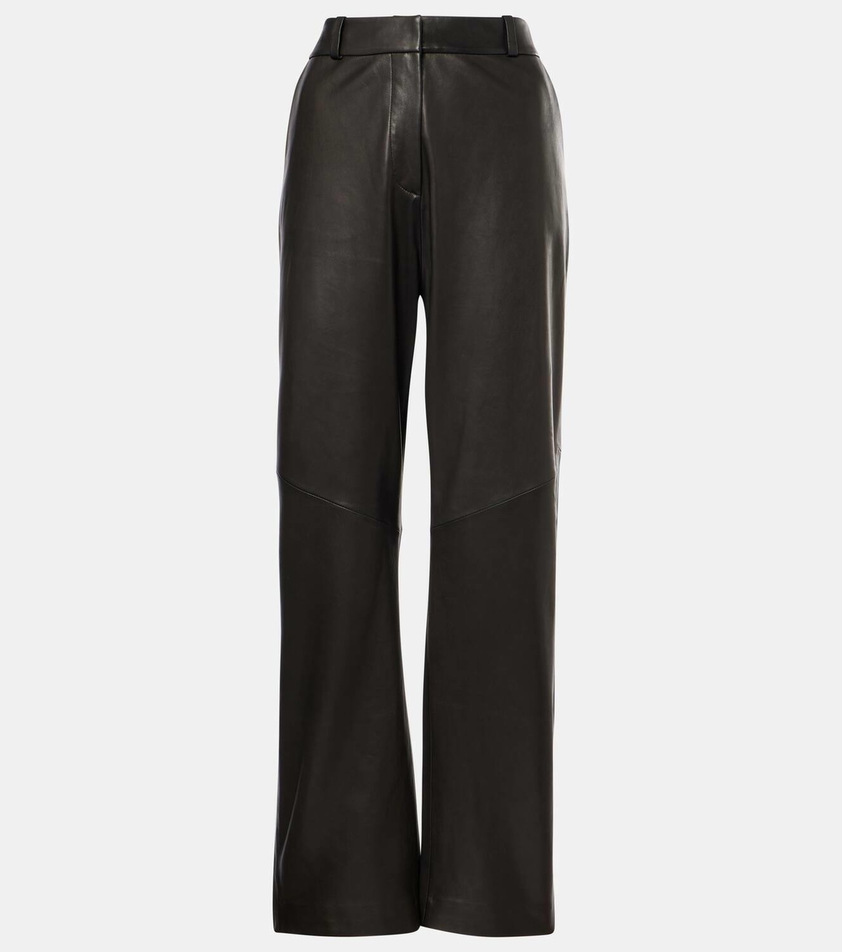 The Sei Leather straight pants