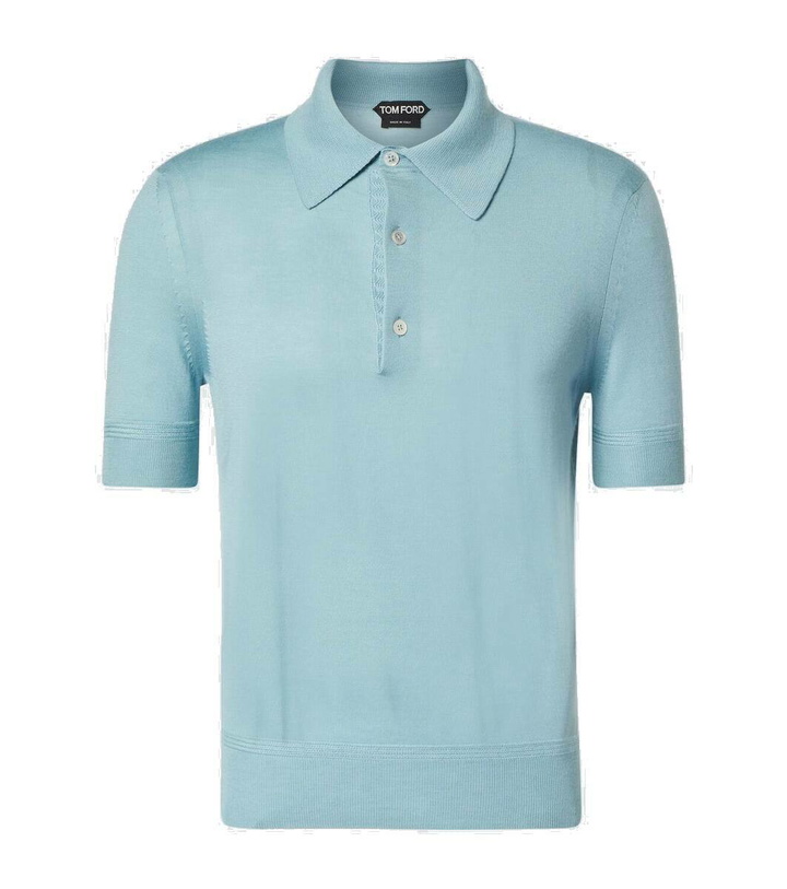 Photo: Tom Ford Cashmere and silk polo shirt