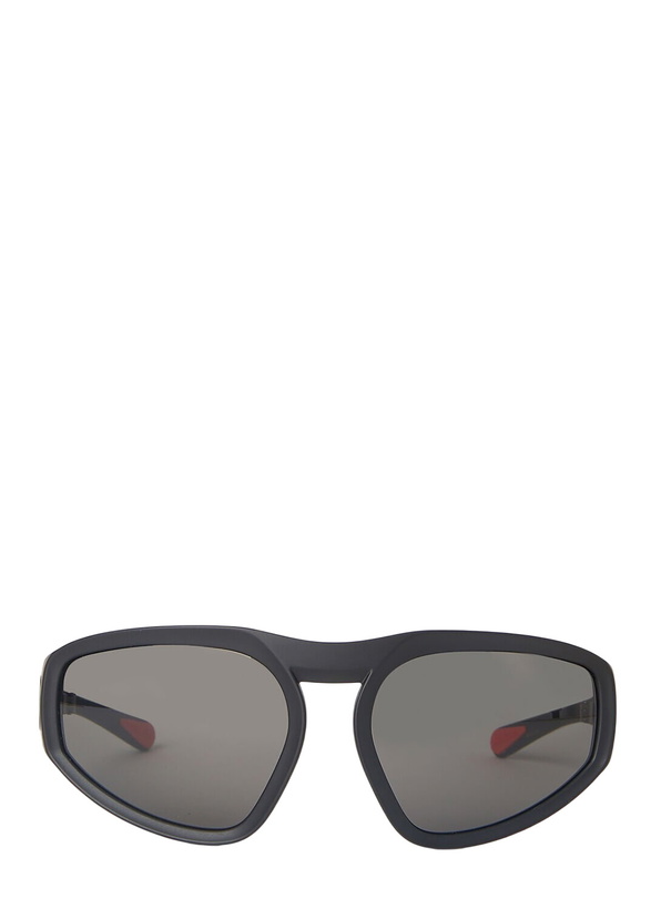 Photo: Moncler Pentagra Geometric Sunglasses