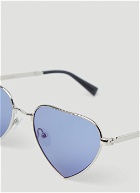 Eldritch Teardrop Sunglasses in Silver