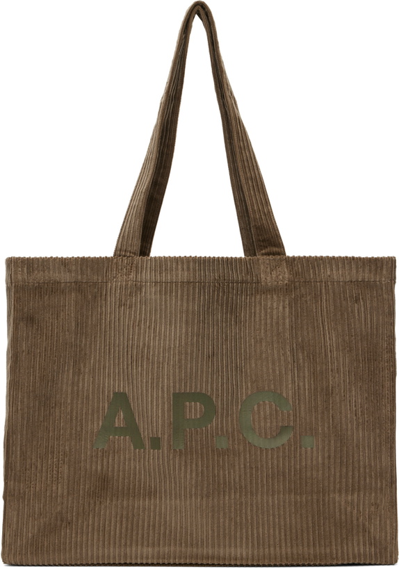 Photo: A.P.C. Taupe Diane Shopping Tote