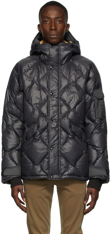 Photo: rag & bone Black Nylon Shield Down Jacket