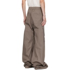 Rick Owens Gray Tower Cargobelas Cargo Pants