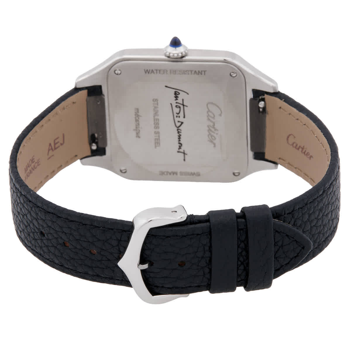 Cartier Santos-Dumont Hand Wind Black Dial Watch WSSA0068
