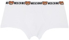 Moschino Two-Pack White Underbear Boxers