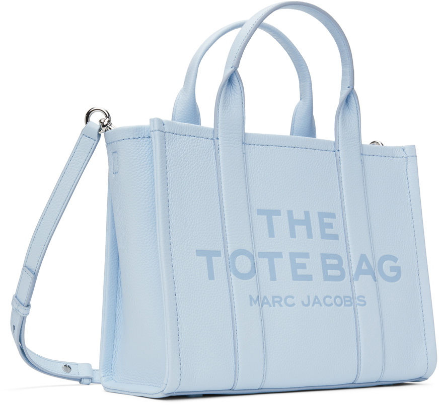 Marc Jacobs Blue 'The Leather Medium' Tote Marc Jacobs