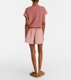 Varley Morales cotton poplin shorts