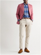 Sid Mashburn - Kincaid No 1 Unstructured Cotton and Linen-Blend Twill Blazer - Pink