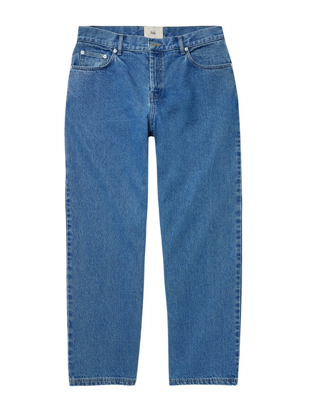 Photo: Folk - Straight-Leg Jeans - Blue
