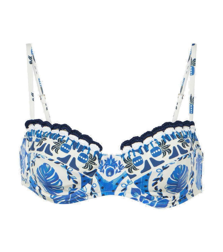 Photo: Farm Rio Tile Dream printed bikini top