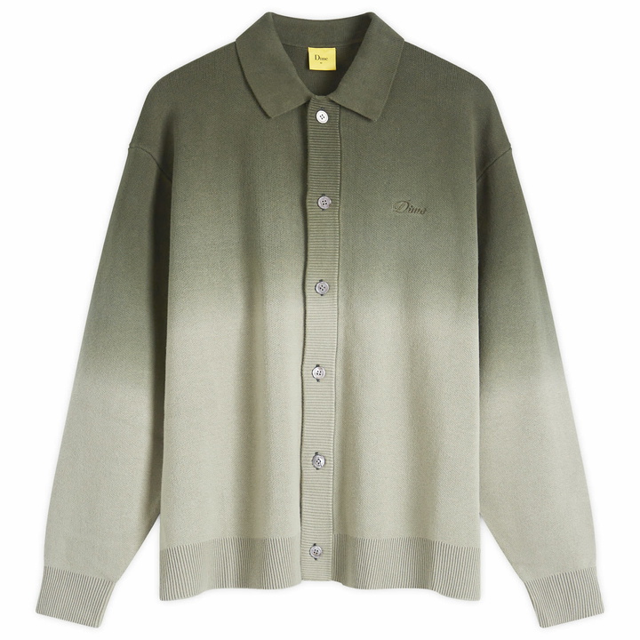 Photo: Dime Men's Dipped Cardigan in Sage