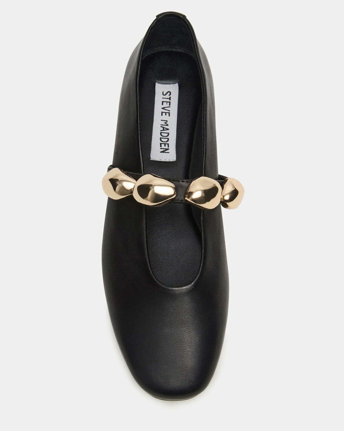 Steve Madden Poppin Flats in Black