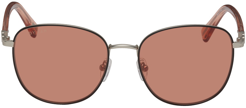 BY FAR White Rodeo Sunglasses By Far
