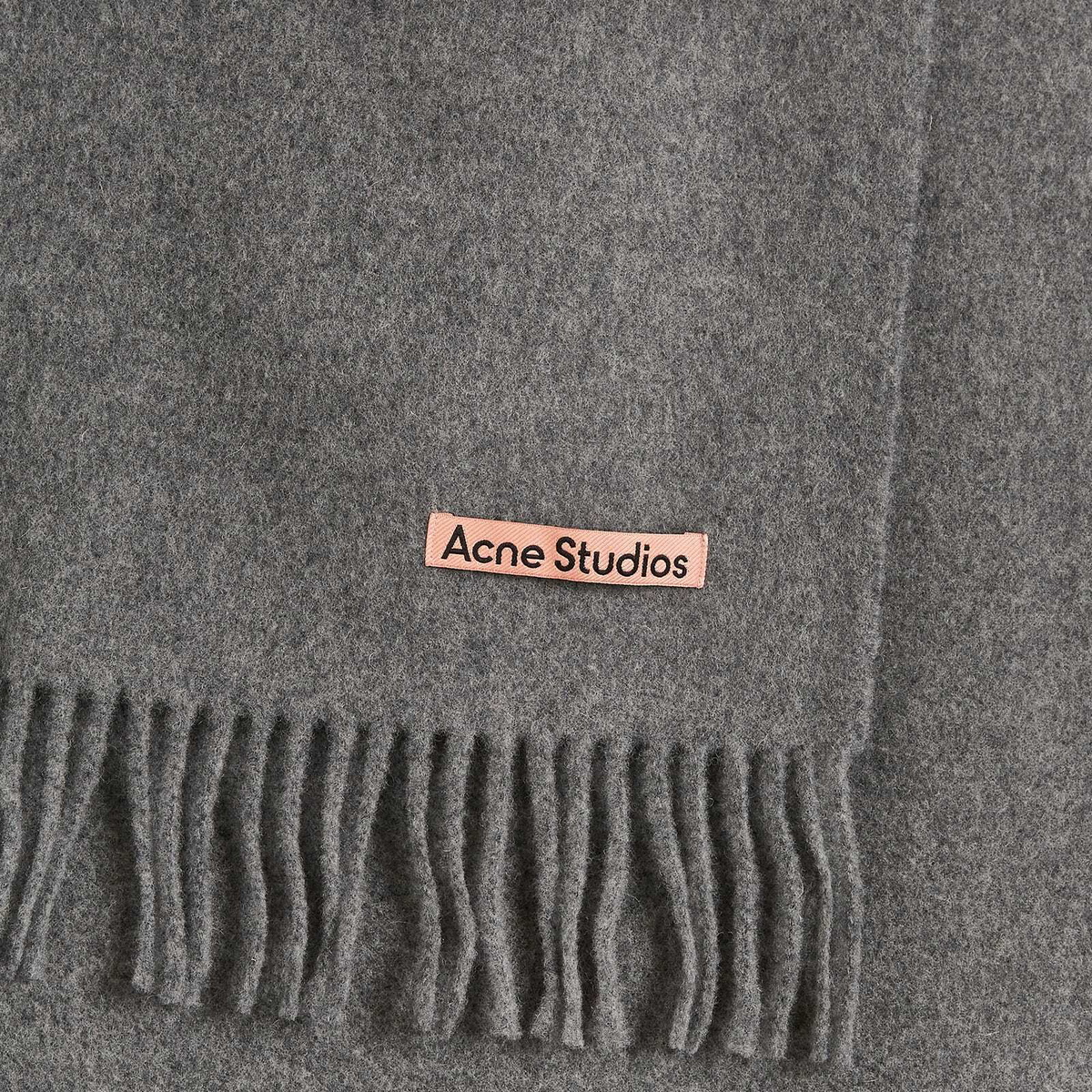 Acne Studios Canada Narrow New Scarf in Grey Melange 