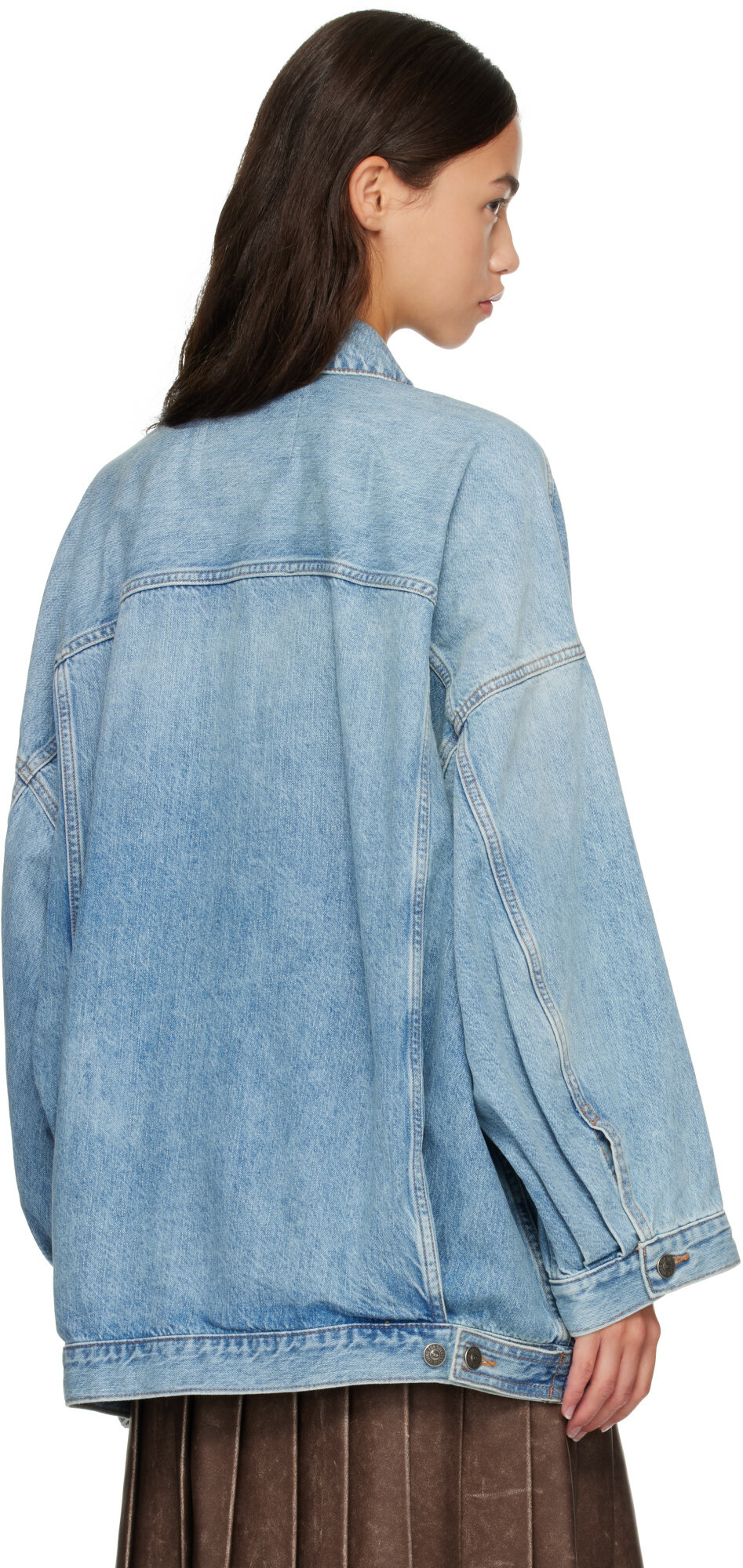 Diesel Blue Oversized Workwear Denim Jacket