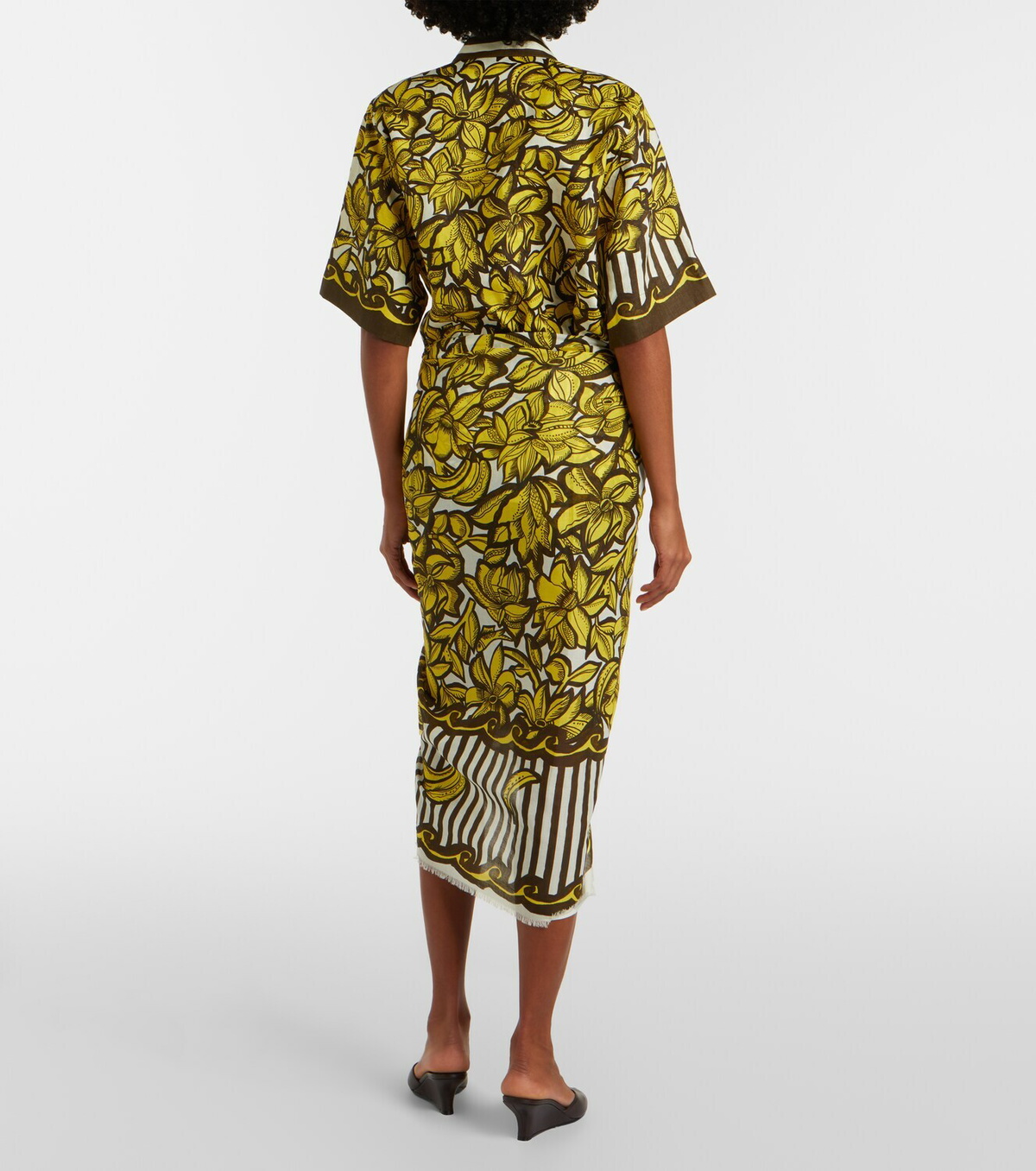 Alémais Mona floral cotton beach cover-up