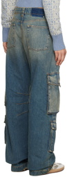 Golden Goose Blue Distressed Jeans