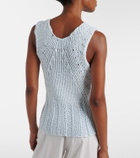 Khaite Cassie knitted cotton top