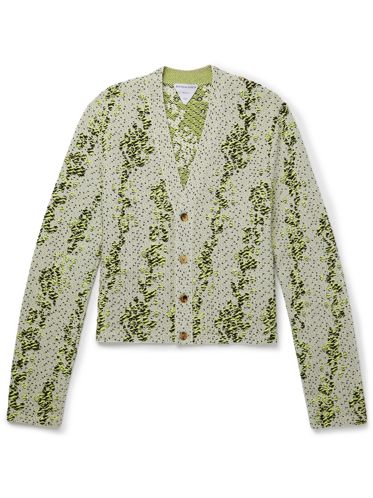 BOTTEGA VENETA - Slim-Fit Jacquard-Bouclé Cardigan - Multi - L