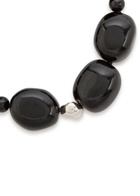Agmes Dara Sterling Silver Beaded Bracelet - Black - One Size