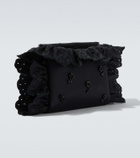 Simone Rocha Pillowcase embellished clutch