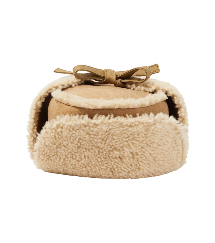 Photo: Visvim Open Car shearling and cotton hat
