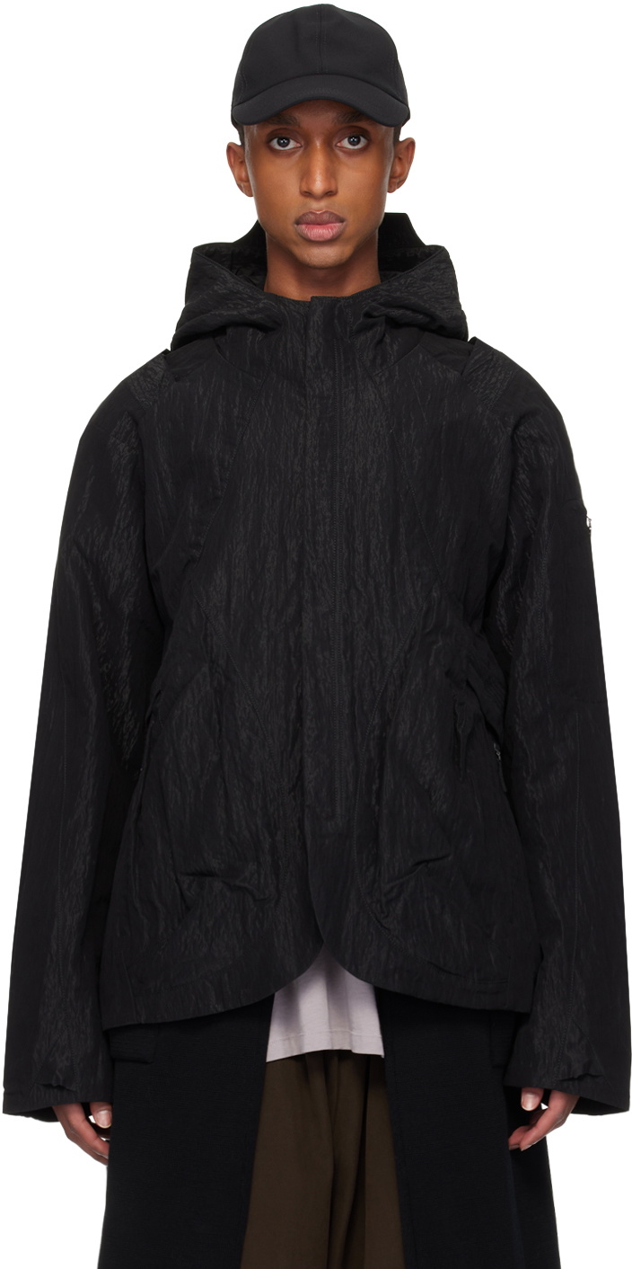 A. A. Spectrum Black Costex Shell Jacket