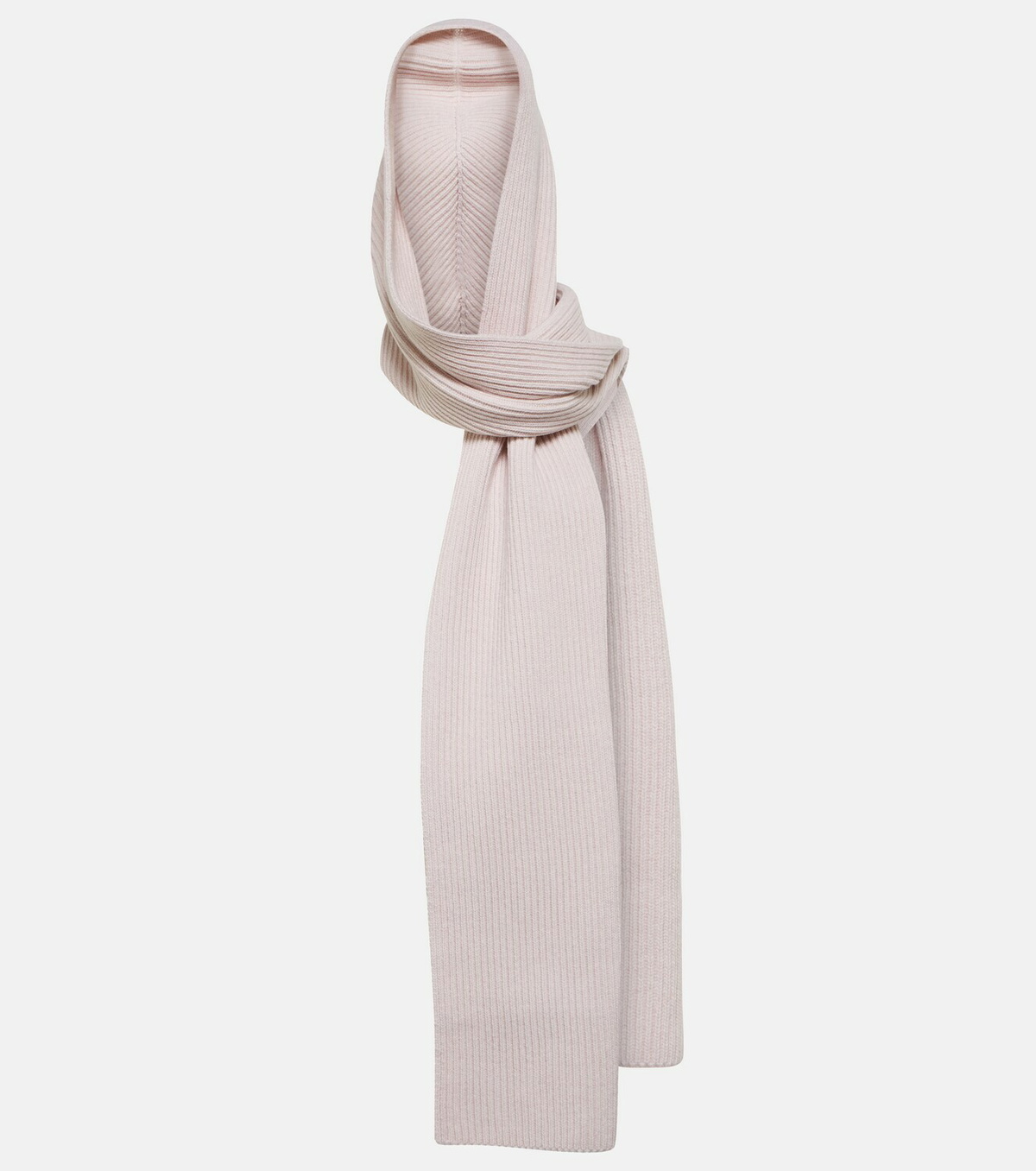 Alaïa Wool and cashmere hooded scarf