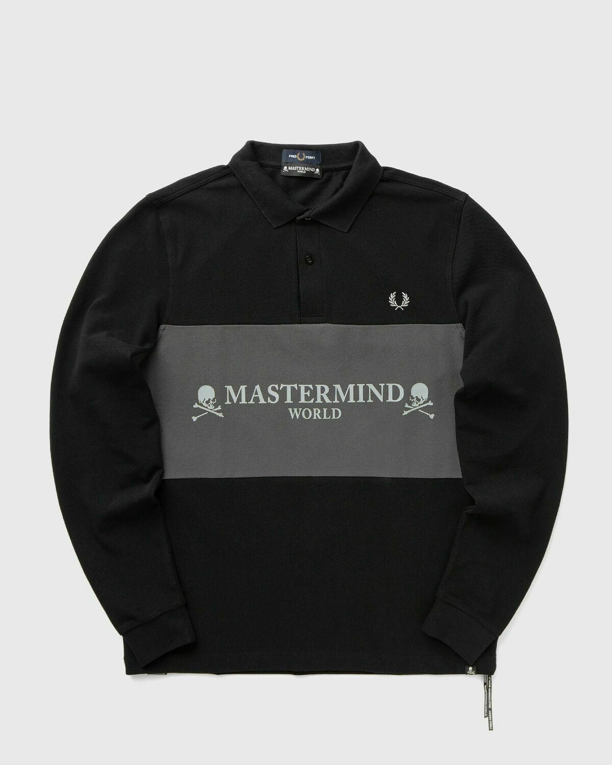 Fred Perry X Mastermind Cut And Saw Polo Black Polos Fred Perry