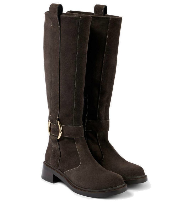 Photo: See By Chloé New Ring suede knee-high boots