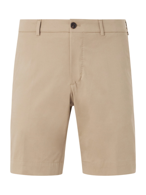 Photo: Slowear - Slim-Fit Cotton-Blend Gabardine Chino Shorts - Neutrals