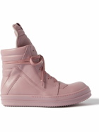 Rick Owens - Geobasket Leather High-Top Sneakers - Pink