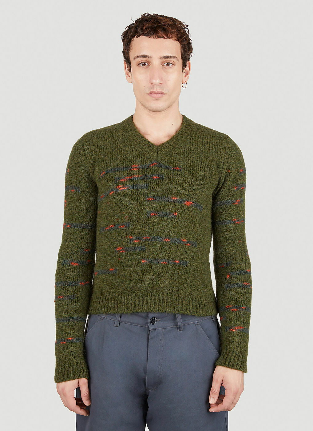 Raf Simons - Spot Sweater in Green Raf Simons