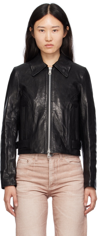 Photo: Our Legacy Black Throttle Leather Jacket