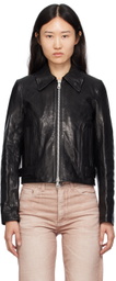 Our Legacy Black Throttle Leather Jacket