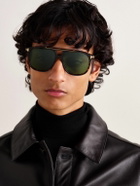 TOM FORD - Sam Aviator-Style Tortoiseshell Acetate Sunglasses