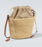 Loewe - Pochette raffia basket bag