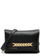 Victoria Beckham Chain Mini Leather Pouch - Black - One Size