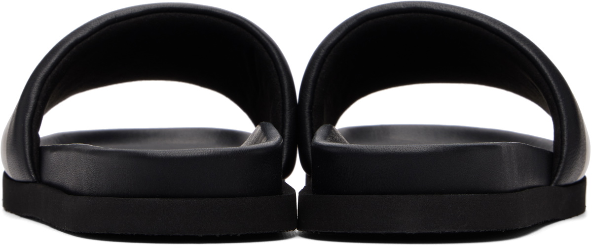 Off-White Black Industrial Belt Slider Sandals