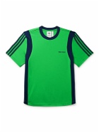 adidas Consortium - Wales Bonner Webbing-Trimmed Striped Stretch Recycled-Jersey T-Shirt - Green