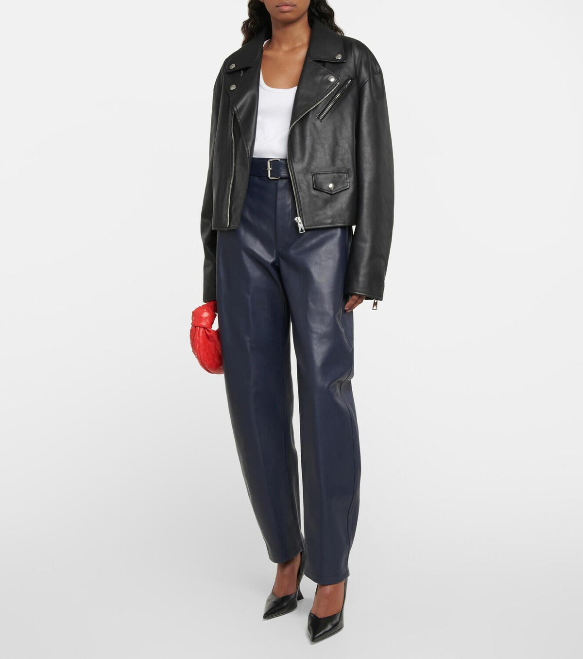 Bottega Veneta - Biker leather jacket