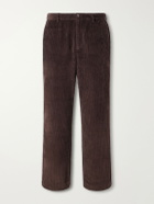 Aimé Leon Dore - Wide-Leg Cotton-Corduroy Trousers - Brown