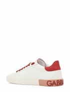 DOLCE & GABBANA - Classic Leather Low Top Sneakers