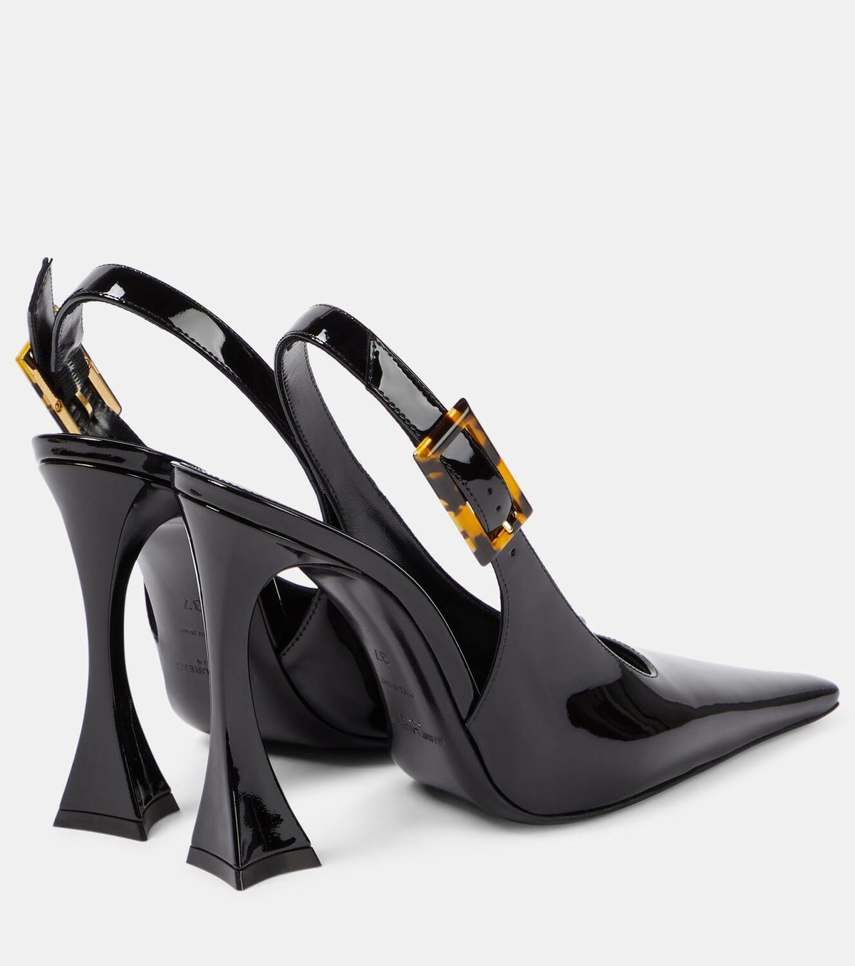 SL DUNE SLINGBACK PUMPS COBALT SATIN