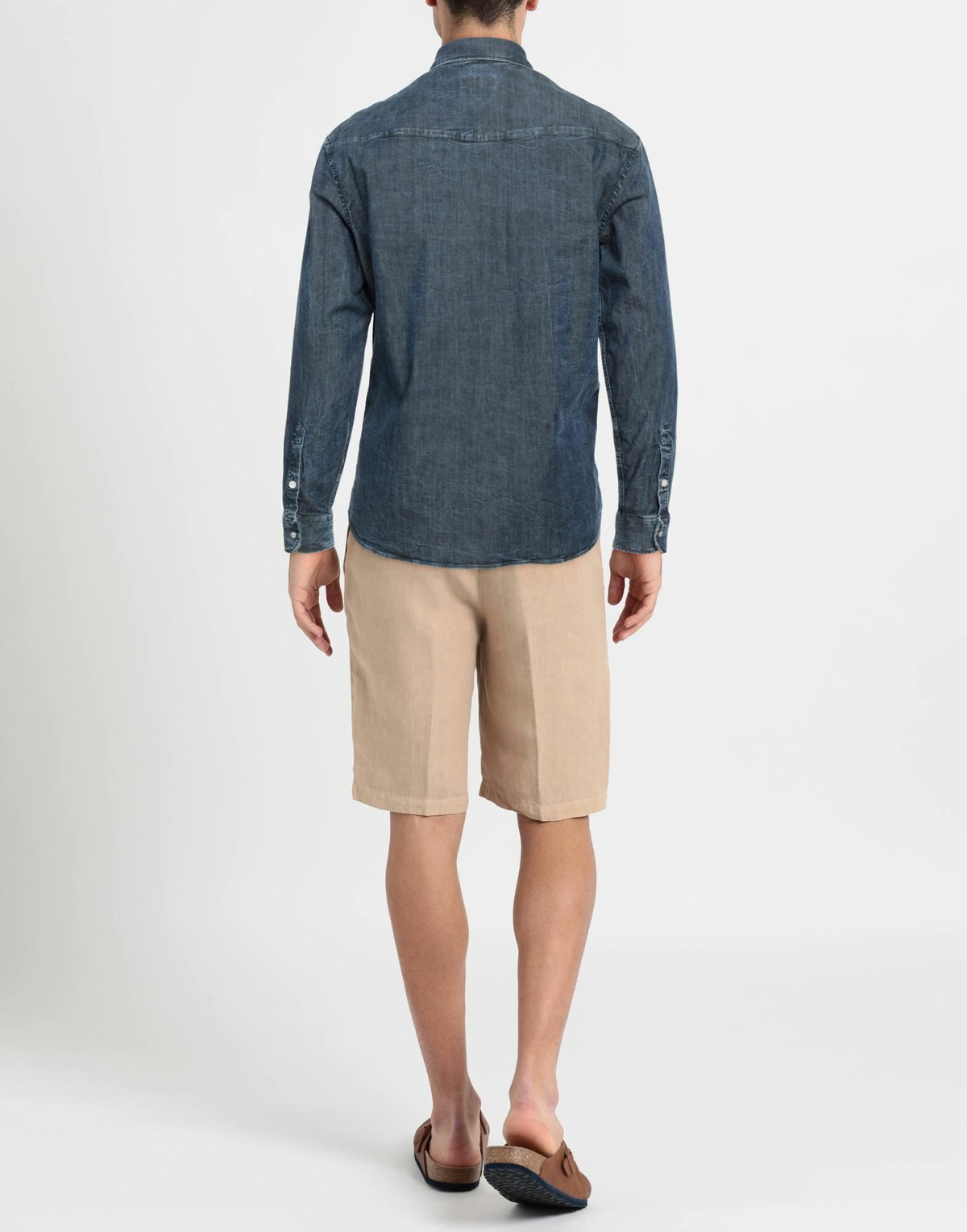 Dondup Mens Denim shirt in Blue